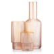ARDESTO Long glasses set, 380ml, 2pcs, glass, golden (AR2638GG)
