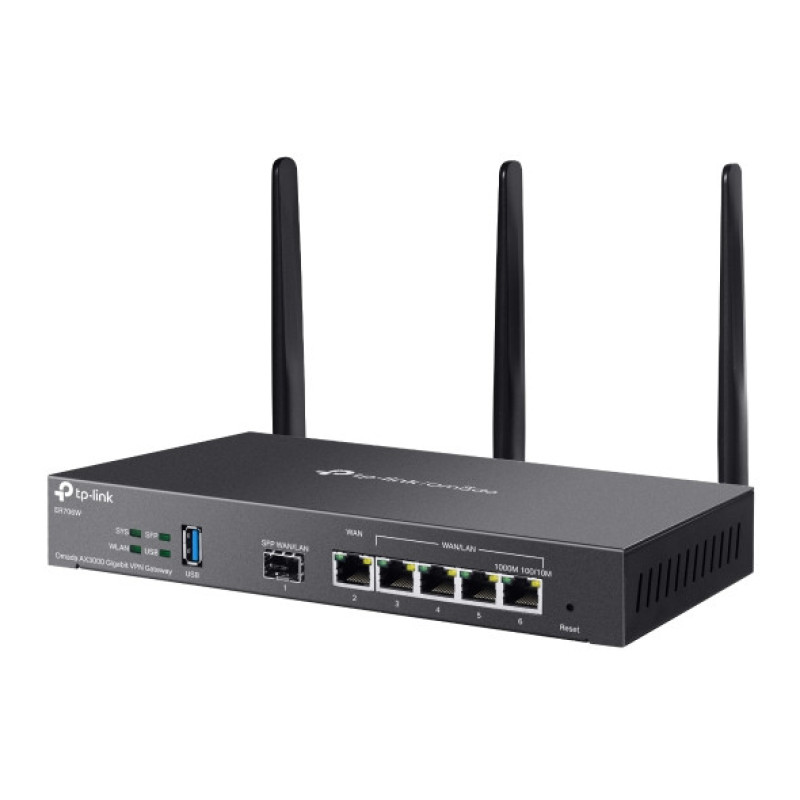 TP-Link Мультисервісний Маршрутизатор  ER706W AX3000 4xGE LAN/WAN, 1xGE WAN, 1xSFP, 1xUSB3.0