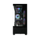 Zalman PC case Chronix without PSU, 1xUSB3.0, 1xUSB2.0, 1x Type C, 2x120mm ARGB Reverse, 1x120mm ARGB, VGA 410mm, LCS ready, TG Side/Front Panel, ATX, black (CHRONIXBLACK)