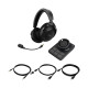 HyperX Гарнітура ігрова Cloud Alpha 2 WL/BT/mini-jack/USB-A/USB-C, 0.5м/1.5м, чорний (AJ5C7AA)