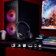 HyperX Гарнітура ігрова Cloud Alpha 2 WL/BT/mini-jack/USB-A/USB-C, 0.5м/1.5м, чорний (AJ5C7AA)