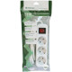 Сетевой удлинитель Defender S318 1.8 m 3 роз switch white (99233)