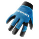 Graphite work gloves, synthetic leather, wrist fixation, size 10/, black and blue (97G100)