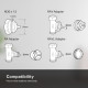 TP-Link Kasa Smart Thermostatic Radiator Valve Starter Kit (KE100KIT)