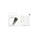 Зарядное устройство BOROFONE 1xUSB-C PD + 1xUSB 38W car adapter transparent black (6941991106965)