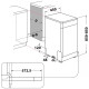 Indesit Dishwasher, 10sets, A+, 45cm, white (DSFO3T224C)