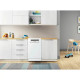 Indesit Dishwasher, 10sets, A+, 45cm, white (DSFO3T224C)