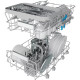 Indesit Dishwasher, 10sets, A+, 45cm, white (DSFO3T224C)