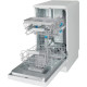 Indesit Dishwasher, 10sets, A+, 45cm, white (DSFO3T224C)