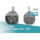 Digitus Power Cord extension cable, C14 - C13 M/F, 1.2m, H05VV-F3G 0.75qmm (AK-440201-012-S)