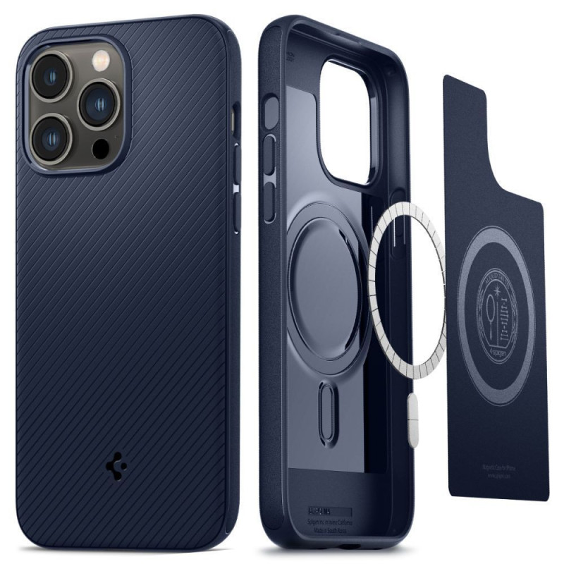 Spigen iPhone 14 Pro Max Mag Armor MagFit Navy Blue (ACS04845)