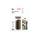 ARDESTO Jar Fresh, 1150ml, glass, plastic, transparent (AR1311SF)