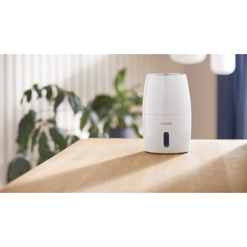 Philips Humidifier traditional, 32m2, 2L, 200ml/h, electr. control, auto-off, display, white (HU2716/10)