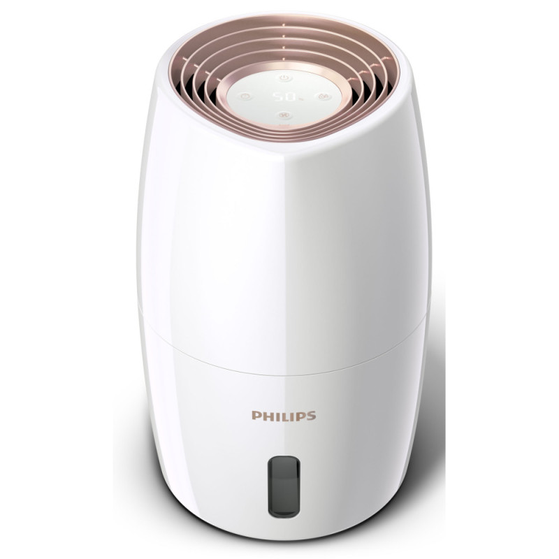 Philips Humidifier traditional, 32m2, 2L, 200ml/h, electr. control, auto-off, display, white (HU2716/10)