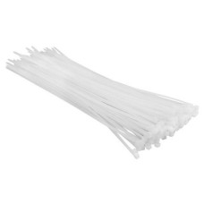 Top Tools Tie clamp, white, 3.6x300mm, plastic, 100pcs (44E954)