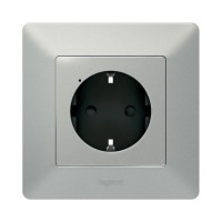 Legrand Розумна розетка 2К + З (Valena Life with NETATMO)[Aluminum]