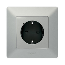 Legrand Розумна розетка 2К + З (Valena Life with NETATMO)[Aluminum]