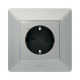 Legrand Розумна розетка 2К + З (Valena Life with NETATMO)[Aluminum]