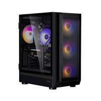 Zalman PC case I6 without PSU 1xUSB3.0, 1xUSB2.0 1xUSB Type-C 4x140mm RGB VGA 355mm LCS ready TG Side Panel ATX black (I6BLACK)