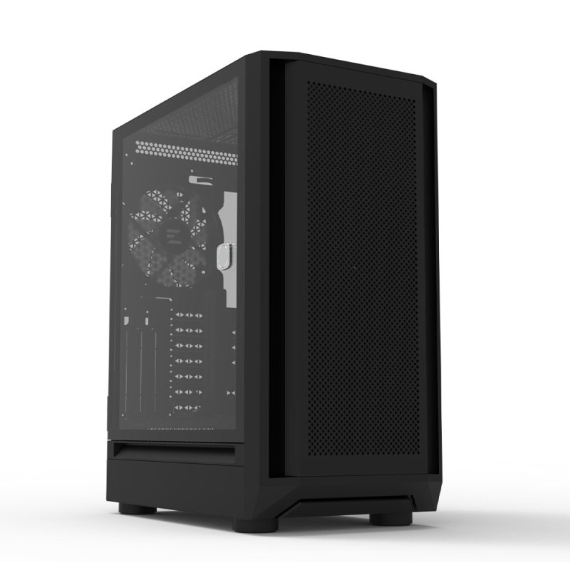 Zalman PC case I6 without PSU 1xUSB3.0, 1xUSB2.0 1xUSB Type-C 4x140mm RGB VGA 355mm LCS ready TG Side Panel ATX black (I6BLACK)