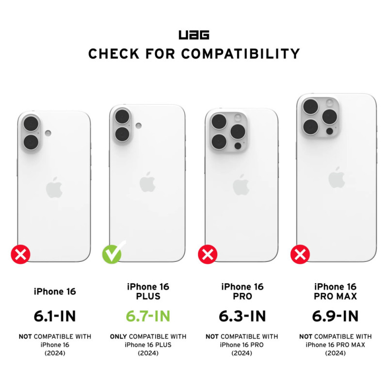 UAG iPhone 16 Plus Monarch Pro Magsafe, Carbon Fiber (114455114242)