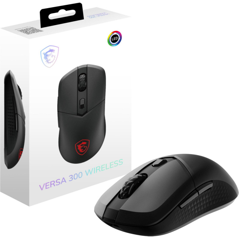 MSI Gaming Mouse VERSA 300 W, WIRELESS, RGB, WL (S12-4301260-CLA)