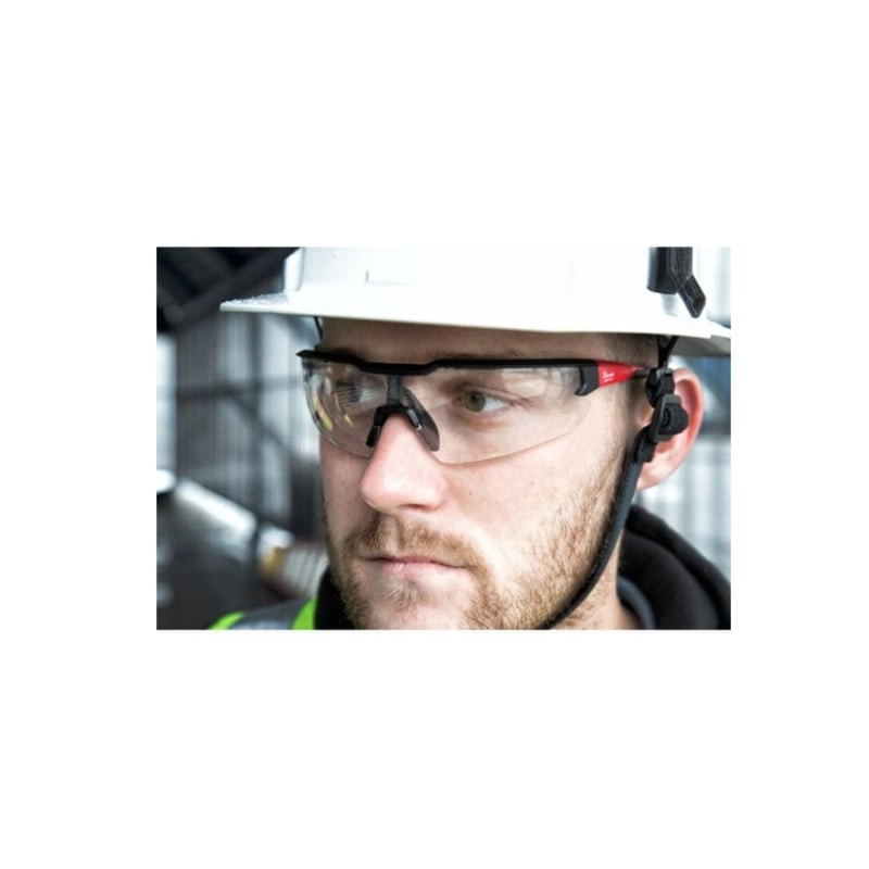 Milwaukee Safety Glasses, Anti-Splinter, Clear Lenses, Polycarbonate (4932478763)