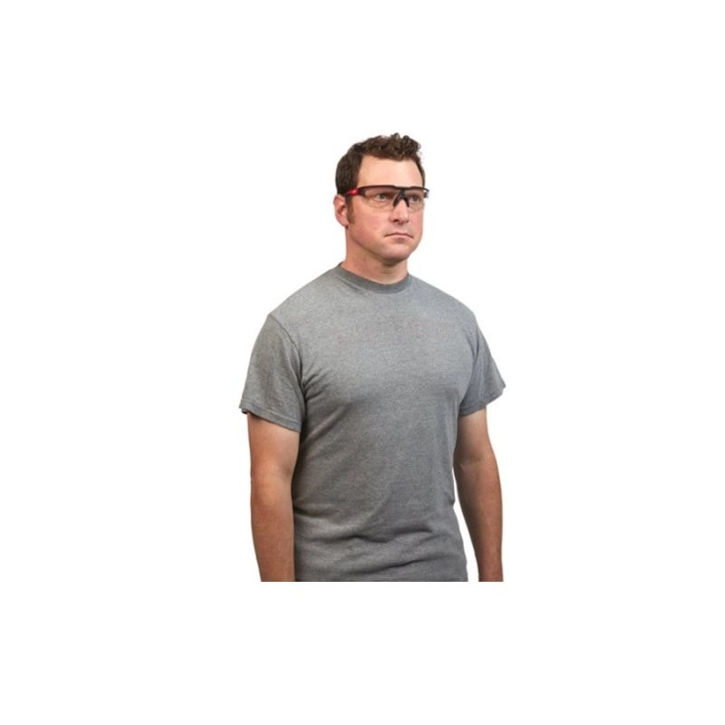 Milwaukee Safety Glasses, Anti-Splinter, Clear Lenses, Polycarbonate (4932478763)