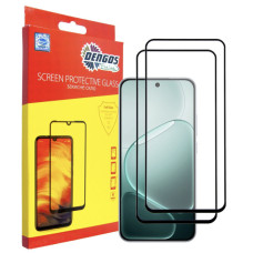 Стекло защитное Dengos OPPO A6 Pro Black 2 pcs (DG-TG2P-94)