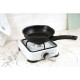 ARDESTO Gas Cooktop GTC-NS1011W, gas type LPG, 1 alum. burner, enamel body, painted grid, color: white
