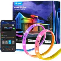 Govee Лента светодиодная умная H70A1 Phantasy Outdoor LED, 10м, RGBICWW, WI-FI/Bluetooth, белый (H70A13D1)