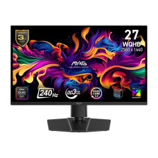 MSI Монітор MSI 26.5  MAG 273QP-X24 2xHDMI, DP, QD-OLED, 2560x1440, 240Hz, 0.03ms, DCI-P3 99%, FreeSync, Pivot, HDR400 (9S6-3CE69H-010)