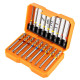 Neo Tools Neo tools bits SL,PH,PZ,H,TX, 75mm, S2 steel, case set 18pcs (56-606)