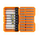 Neo Tools Neo tools bits SL,PH,PZ,H,TX, 75mm, S2 steel, case set 18pcs (56-606)