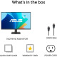 ASUS Monitor 27  VA279HG D-Sub, HDMI, Audio, IPS, 120Hz, 1ms, sRGB 99%, AdaptiveSync (90LM04J1-B02371)