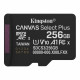 Kingston Карта пам'яті Kingston microSD 256GB C10 UHS-I A1 V10 R150MB/s (SDCS3/256GBSP)