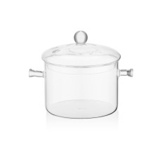 ARDESTO Каструля з кришкою Ardesto Black Mars 1.5л, боросилікатне скло (AR0715GB)