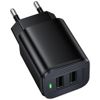 Зарядное устройство BOROFONE BAS81A 2xUSB 10.5W black (6941991126628)