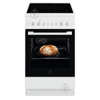 Electrolux Electric glass-ceramic hob, 57 l, 50x60 cm, convection, white (LKR520066W)
