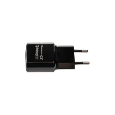 Зарядное устройство Grand-X CH-550BM QC3.0 22.5W + cable USB to Micro 5P 1.0m black (CH-550BM)
