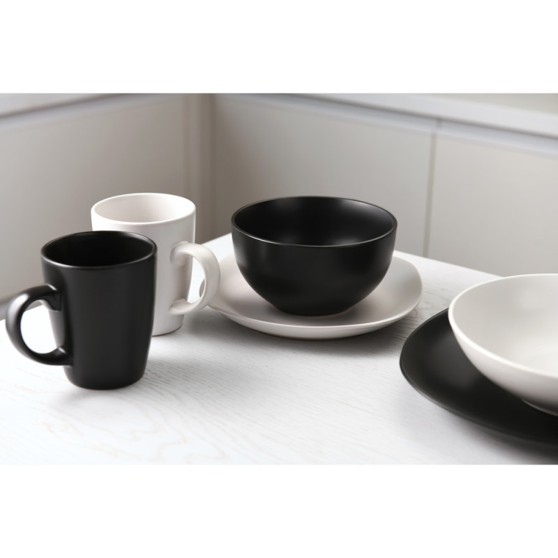 ARDESTO Rectangular dish Molize, 25х14 cm, black, ceramics