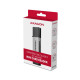 Считыватель флеш-карт AXAGON USB-C + USB-A to SD/microSD 5Gbps gray (CRE-DAC)