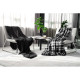 ARDESTO Flannel blanket, 200x220cm, grey check, 100% polyester (ART0102PB)