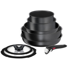 Tefal Set of dishes Ingenio Daily Chef 8 items, aluminium, lid, replaceable handle (L7629242)