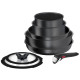 Tefal Набор посуды Ingenio Daily Chef 8 предметов, алюминий, крышка, сменная ручка (L7629242)
