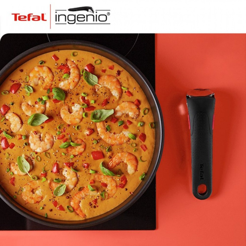 Tefal Набор посуды Ingenio Daily Chef 8 предметов, алюминий, крышка, сменная ручка (L7629242)