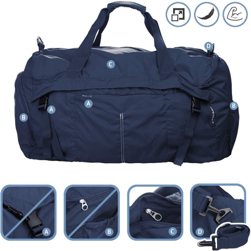 Tucano COMPATTO XL WEEKENDER PACKABLE BLUE (BPCOWE-B)