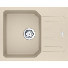 Franke Kitchen sink City, fragranite, rectang., with drainboard, 620х500х190mm, bowl - 1, built-in, swivel, UCG 611-62, beige (114.0701.824)