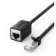 Патч-корд 0.5м F/UTP cat 6 RJ-45 extension black Ugreen (U_11278)