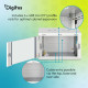 Digitus Шафа DIGITUS 19", 7U, Wall Mounting Dynamic-N, 600x600 мм, 60кг максимально, розібрана, сіра (DN-37102)